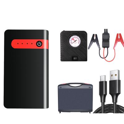 China Portable Car Battery Jump Starter Car Battery Jump Starter 12800 mAh Power Bank Car Jump Starter with Flashlight for sale