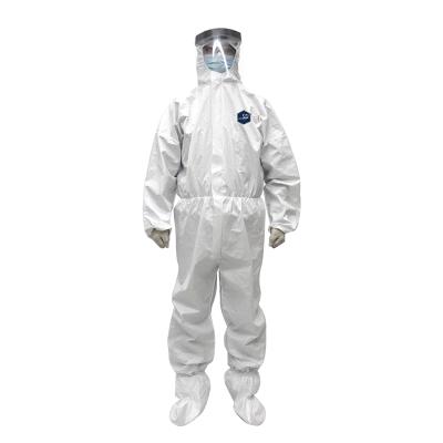 China CE Hooded Coveralls Waterproof Nonwoven Hooded Coveralls CE ModuleB+C2 Custom Coveralls for sale