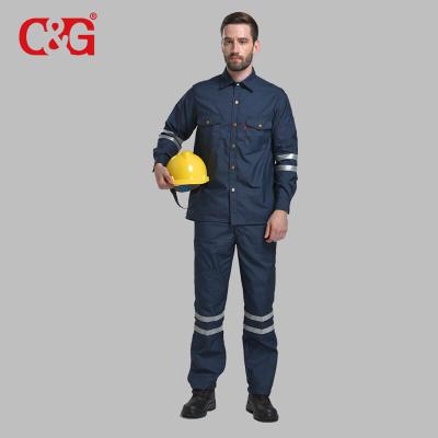 China Fire Resitant Clothing Nomex FR Coveroll Antistatic Fire Resistant Work Suits for sale