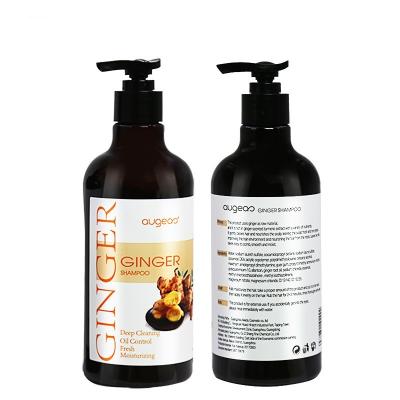 China Wholesale Oil Private Control Loss Prevention Logo Regenerating Hair Repairing Anti-Dandruff Ginger Essence Hair Shampoo Conditioner for sale