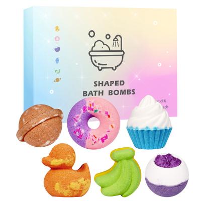 China Essential Oil Tender Natural Organic Vegan Skin Relief Rainbow Cloud Cake Shape Bubble Bath Salt Softening Tablets Set for sale