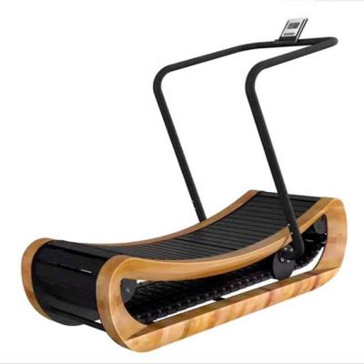 China Factory Direct Sale Curve Commercial Hot Wooden Treadmill Fitness Equipment Running Machine for sale