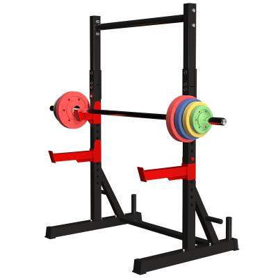 China Indoor Adjustable Gym Barbell Fitness Rack Half Power Squat Rack for sale