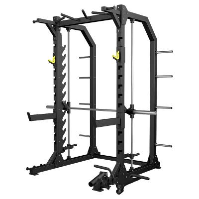 China Half Cabinet Powerlifting Modern Squat Rack Fitness Power Rack Cross Weightlifting for sale