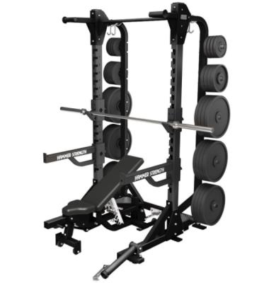 China Multi Functional Gym Training Equipment Hammer Power Cage Equipment Multi Function &Squat Smith Machine Power Rack for sale