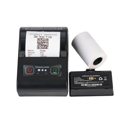 China Usb Tooth Interface BT 58mm Mini Pos China Receipt Thermal Inkjet Blue Black And White Thermal Printer From Xiamen for sale