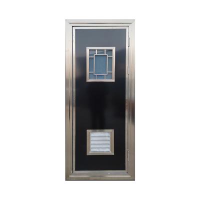 China Wholesale Price Privacy Security Waterproof Stainless Steel Shower Movable Toilet Swing Door for sale