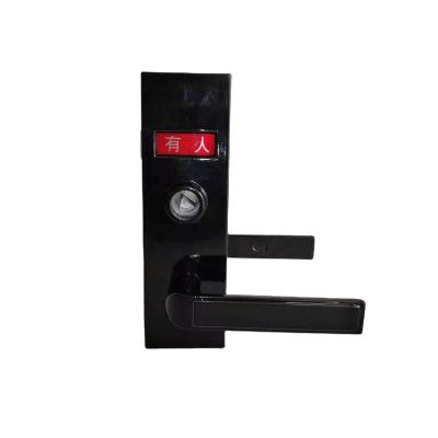 China Wholesale Price Modern Bathroom Partition Toilet Door Fittings Indicator Door Lock With Handle for sale