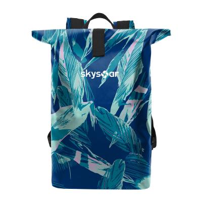 China Supplier 24L TPU Waterproof Tarp OEM Rolltop Outdoor Travel Hiking Climbing Camping Gym Waterproof Dry Backpack for sale