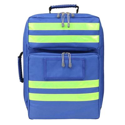 China Skysoar Medical Customize Manufacturer OEM Bag Medical Backpack Smart Blue Emergency Survival Backpack Professional Trauma Rescue for sale