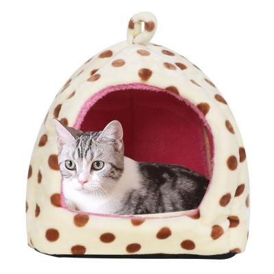 China Cat Puppy Carry Pet Sleeping Soft Plush Flannel Dog Cave Cushion Breathable Luxury Custom Made Supplier Tent-Soft Carrier Bag For Sale for sale