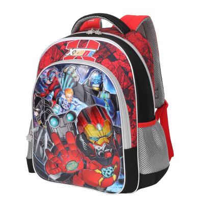 China Light Factories Cool Fashion Schoolbag Funny Cartoon Printing Boy Travel Backpack New Design Red Light School Bag for sale