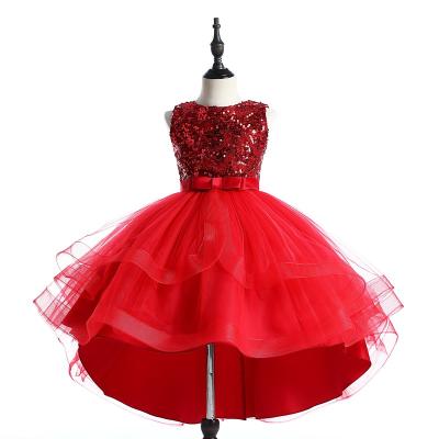 China MENGQIAI 2021 Bridesmaid Princess Dress Children Dress Children's Show Wedding Dress Washable New MQA8007 for sale