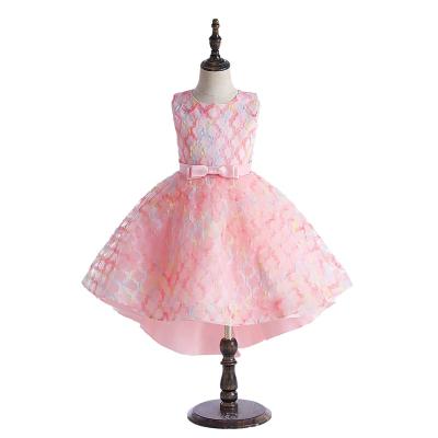 China MENGQIAI Breathable 2021 Summer New Children's Princess Dress Flower Girl Wedding Dress Birthday Dress MQA9004 for sale