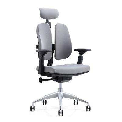 China High Quality Adjustable Back High Boss Chair Swivel (Height) Swivel Fabric Ergonomic Office Chair for sale