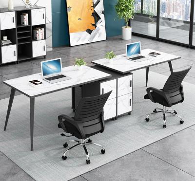 China Modern High End Modern Style Computer Workstation 2 Person Office for sale