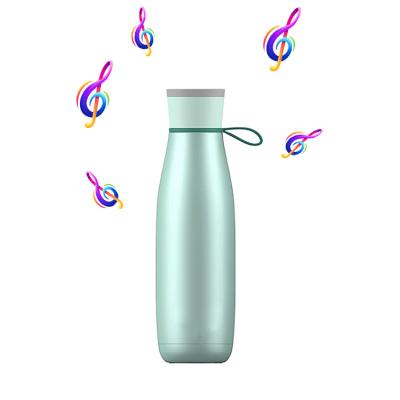 China Disposable Portable Coffee Water Stainless Steel Cooler Insulation Singing Glass Kids Allot Cover Music Cup for sale