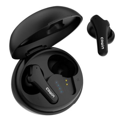 China 2 in 1 Wireless TWS Earbuds 2021 v5.0 Audfonos Casque Bluetooth Headphones Handsfree Earphone with Charging Case for sale