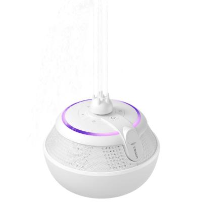 China Rechargeable Portable DJ Bocina Bluetooth Portatil Retro Shower Water Dance Speaker with LED Lights for sale