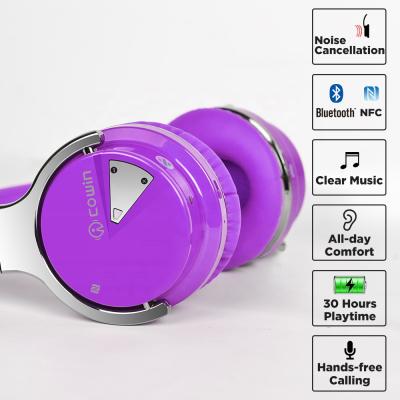 China US EU Local Warehouse ANC hifi stereo headband earphones bluetooth headphone with hard carry case for sale