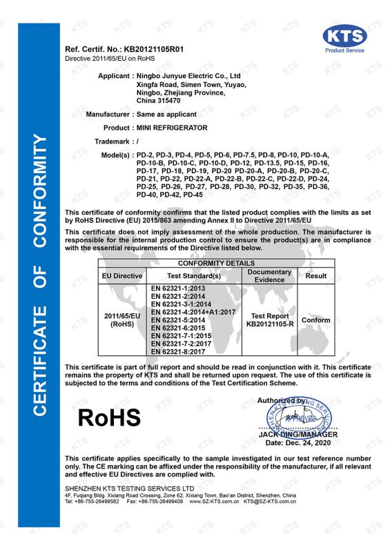 RoHS - Volin International Company Ltd.