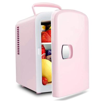 China COMPRESSOR 4L Makeup Fridge Custom Skin Care Beauty Mini Small Cost Small Refrigerators For Cosmetic Portable Electric Fridge for sale