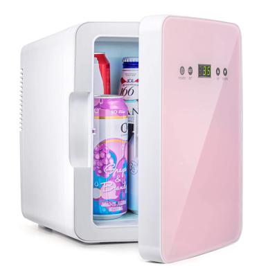 China Wholesale 6L 12V COMPRESSOR Makeup Car Refrigerator Mini Refrigerator Hotel Minibar Home Portable Household Auto-defrost Side by Side for sale