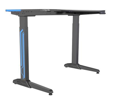 China Lift Table Electric Adjustable Desk Modern Office Furniture Customization Furniture Shaft Height Motor Lift Simple Lift Table for sale