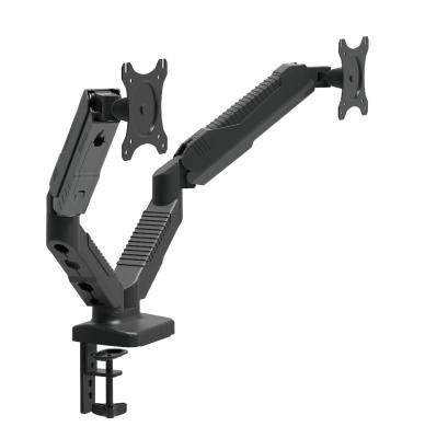 China Economic Metal V-Mount DualGas Spring Monitor Arm Desk Mounts For Computer for sale