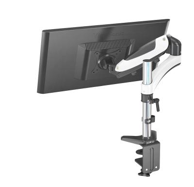 China Hot Selling Metal Shock Absorber Single Mount Bracket Aluminum Monitor Arm for sale