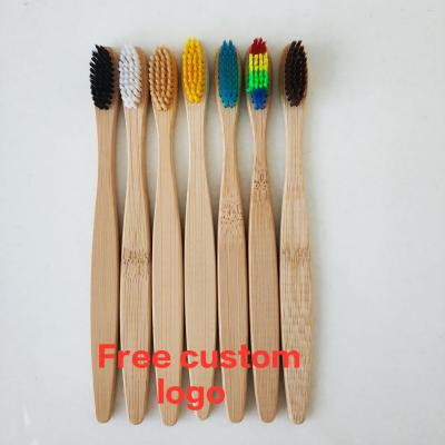 China Reusable Eco Friendly Reusable Bamboo Toothbrush Set With Customized Logo for sale