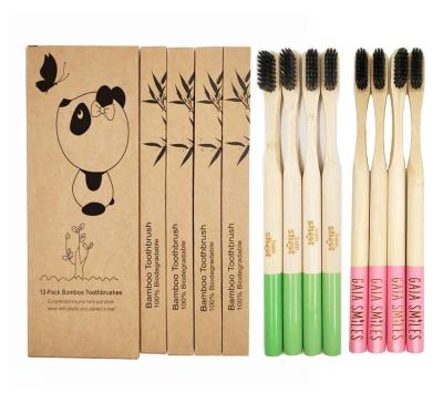 China Reusable Free Samples Soft Custom Bamboo Toothbrush Set With Case BPA Free Eco Friendly Organic Reusable For Kids And Adults for sale