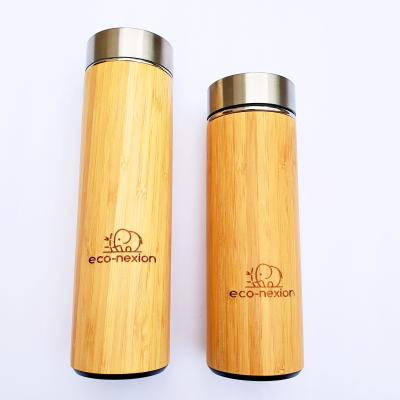 China Sustainable Eco Friendly Reusable And Biodegradable Bamboo Tea Tumbler , Bamboo Tea Cup With Customized Logo for sale