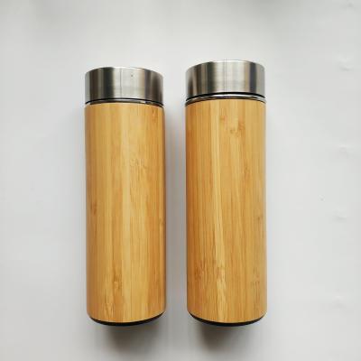 China Sustainable Reusable Bamboo Thermos Bamboo Flask and BPA Free Bamboo Tumbler for sale