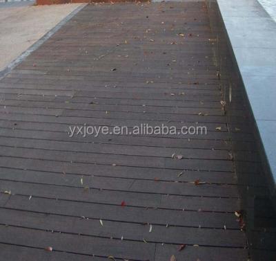 China Modern roving woven decking dark carbonized floor for sale