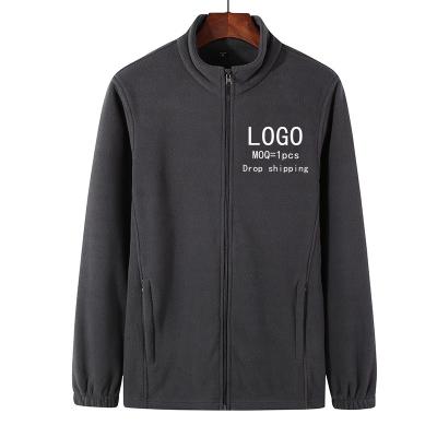 China Custom LOGO Fleecejacke Kurtka Polarowa Outdoor Softshell Breathable Drop Shipping Gentlemen Shear Jacket Men for sale