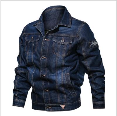 China Custom made jeans jacket mens denim jacket mens breathable chachalita vaquera jaqueta logo casual jacket plus size mens multi-pocket lapel jacket for sale