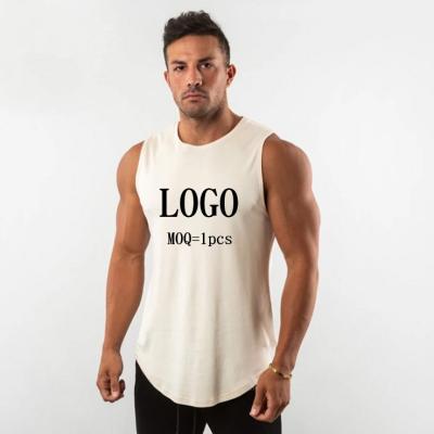 China Custom Fitness Stringer Gym Sport Tank Top Anti-pilling OEM Bezrekawnik Muskelshirt Plain bodybuilding cotton tank top tank top for men for sale