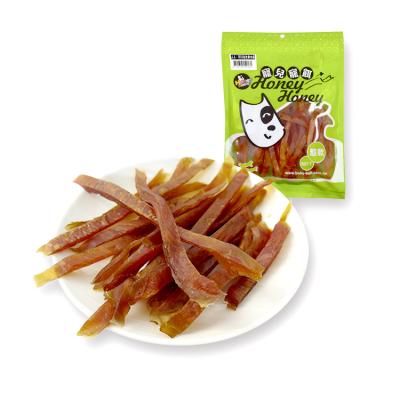 China Stored Healthy Dog Snacks Dog Food Snacks Super Soft Safety Pet Chicken Strips Pet Food Pet Treats for sale