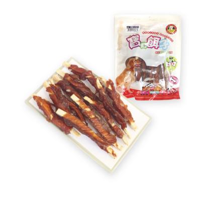 China Stocked 4 Inch Cod Skewers Dog Snack Sausage Dog Food Cod Chicken Pet Food Chicken Fillet for sale