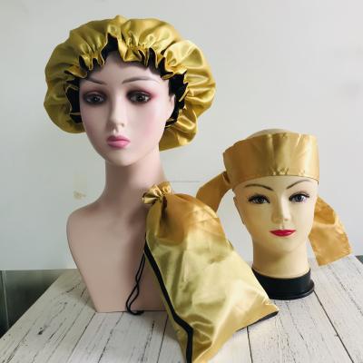 China Colorful LOGO Silk Hair Band Head Scarf Luxury Silk Edge Wrap Head Wraps Head Wrap for sale