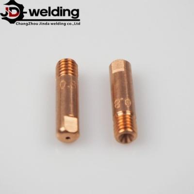 China Copper Binzel 15ak Welding Contact Tips 5.8*25mm  5.6*25mm for sale