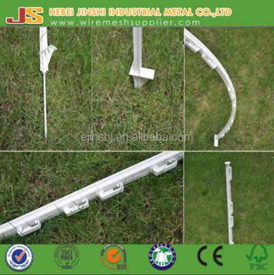 China Easily Assembled Farm Used Plastic Post For Pasture Electric Fence Step In Poly Post for sale