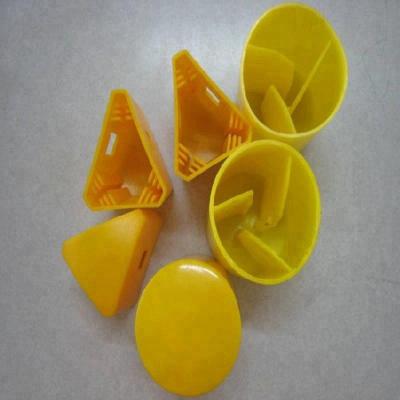 China Easily Assembled Round Type Plastic Barrier Post Caps, Star Post Caps for sale