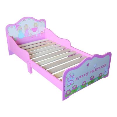 China Modern Kids Bed Princess Design Wood Kids Bed With Plywood Bed Slat Used Bedroom Furniture For Sale for sale