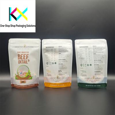 China Personalized Digital Printed Packaging Pouch with Clear Window Eco Friendly Packaging Bags EU Certifed for sale