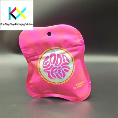 China Digital Printing Shaped Pouches for Custom Food Packaging Tear-Notch for sale