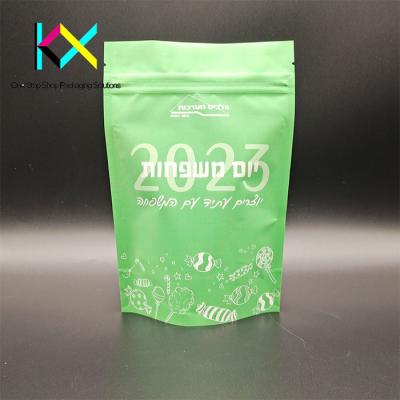 China Digital Printing High Barrier Tea Packaging Pouch Zipper Tea Stand Up Pouches for sale