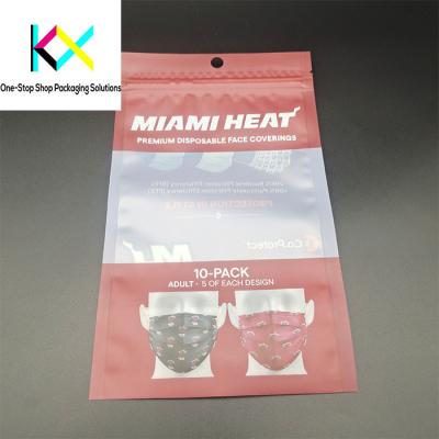 China Facial Mask Medical Products Packaging Flat Zipper Medical Device Pouches OEM for sale