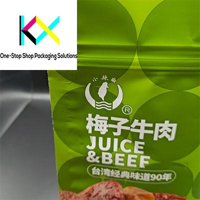 China Food Packaging Mylar Bags PE Stand Up Pouches With Zipper for sale